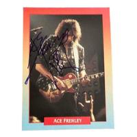 Tarjeta Rock Cards 1991 Firmada Ace Frehley Kiss segunda mano   México 