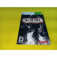 Manual Original Silent Hill Downpour Xbox 360 segunda mano   México 
