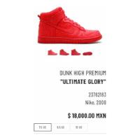 Usado, Nike Dunk High Premium Ultimate Glory segunda mano   México 