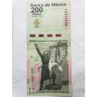 Usado, Billete Bicentenario 200 Pesos segunda mano   México 