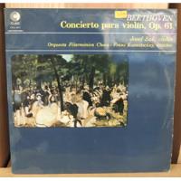 Beethoven Concierto Para Violin Op 61  Orq Filarmonica Checa segunda mano   México 