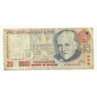 Billete Peru 20 Nuevos Pesos (1999) Raul Porras Barrenechea segunda mano   México 
