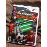 Championship Foosball - Wii - 4 Jugadores Futbolito segunda mano   México 