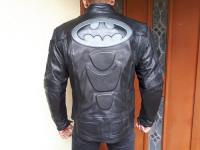 Chamarra De Piel Custom Batman Con Protección Motociclismo  segunda mano   México 
