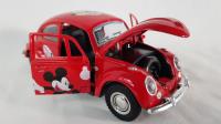 Rojo Volkswagen Beetle Vocho A Escala 1:36 Mickey  Colección segunda mano   México 