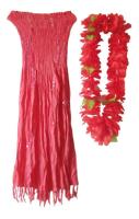 $ Usado Disfraz Vestido Top Niña Nativa Hawaii Cosplay Collar Hawaiano Flores Tropical Niña Fiesta Disfraces. Remate! segunda mano   México 