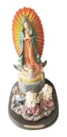 $ Antigua Imagen Figura Virgen Guadalupe Resina Fina Años 50 segunda mano   México 