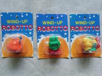 3 Mini Robots Wind-up Robotto 1983 Japón segunda mano   México 