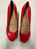 Zapatos De Tacón Charol Color Rojo, usado segunda mano   México 