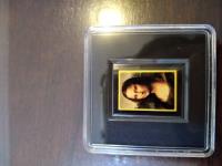 Medalla Mona Lisa Leonardo Davinci Reina Isabel Oro Puro 24k, usado segunda mano   México 