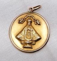 Usado, Medalla Dije San Juan De Los Lagos Oro Laminado De 10k segunda mano   México 