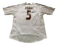 Jersey Real Madrid 2004 Firmada Zinedine Zidane Francia segunda mano   México 
