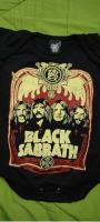 Pañalero Rock Black Sabbath Heavy Metal Ropa Bebe De Uso segunda mano   México 