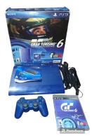 Playstation 3 Super Slim Azul Gran Turísmo 6 250gb En Caja segunda mano   México 