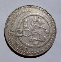 Moneda México 20 Pesos 1ra Serie segunda mano   México 
