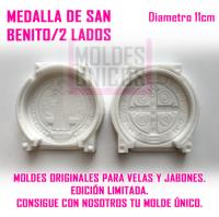  Medalla De San Benito 2 Lados. Molde Silicon Para Vela, usado segunda mano   México 