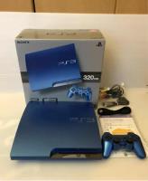 Consola Ps3 Slim Azul Salpicado+30 Juegos  segunda mano   México 