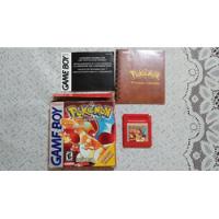 Gameboy Pokemon Red Rojo En *español* Original Caja Y Manual segunda mano   México 
