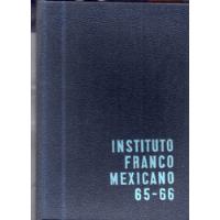 Instituto Franco Mexicano 1965-1966 Anuario Escolar  segunda mano   México 