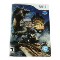 Ojo Instructivo En Frances Monster Hunter 3 Wii - Sin Juego  segunda mano   México 
