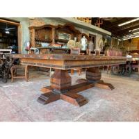 Mesa Comedor Para 8 Personas Madera Mezquite Estilo Antiguo, usado segunda mano   México 