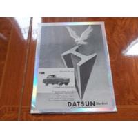 Antiguo Original Anuncio De Datsun Bluebird 1960! segunda mano   México 