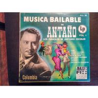 Lp 33 Los Pianolos Antonio Escobar Música Bailable De Antaño segunda mano   México 