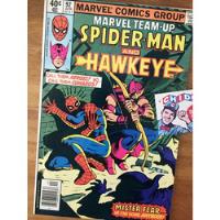 Comic - Marvel Team Up #92 Spider-man Hawkeye, usado segunda mano   México 