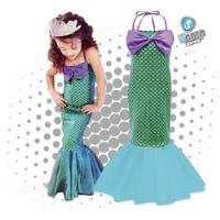 Disfraz Princesa Ariel La Sirenita The Little Mermaid Niña  segunda mano   México 