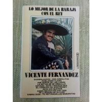 Vicente Fernandez - Lo Mejor De La Baraja Con El Rey (cass), usado segunda mano   México 