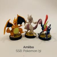 Pokemon Amiibo Super Smash Bros Charizard Mewtwo Greninja segunda mano   México 