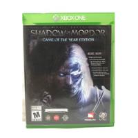 Xbox One: Middle Earth Shadow Of Mordor Game Of The Year segunda mano   México 