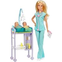 Barbie Doctora Pediatra Cunero Con Niños You Can Be Anything segunda mano   México 