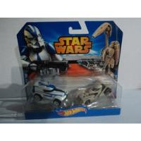 Star Wars Carros Hot Wheels 501 Clone Trooper Battle Droid segunda mano   México 