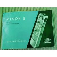 Instructivo Para Cámara Fotográfica Minox B (owners Manual)  segunda mano   México 