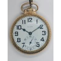 Reloj De Bolsillo Antiguo Elgin Chapa Cuerda Usado 30's., usado segunda mano   México 