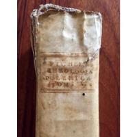 Antiguo Libro Pergamino Año 1747 Siglo X V I I I Theologia ! segunda mano   México 