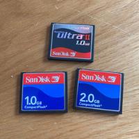 Memoria Compact Flash Sandisk 1 Y 2 Gb segunda mano   México 