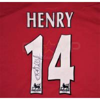 Jersey Firmado Thierry Henry Arsenal Autografo 2006-07 segunda mano   México 