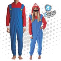 Kigurumi Super Mario Bros Adulto Mameluco Pijama Talla S Y M, usado segunda mano   México 