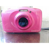 Camara Nikon Coolpix W100 13.2 Mp Waterproof Rosa segunda mano   México 