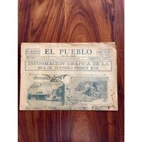 Antiguo Periódico Gira De Venustiano Carranza Año 1915 segunda mano   México 