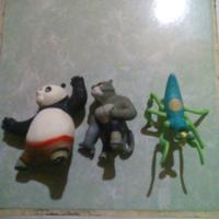 Usado, 3 Figuras De Kunfu Panda El Guerrero Dragon segunda mano   México 