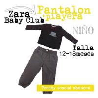 Usado, Playera Zara + Pantalon Club Niño Gris* La Segunda Bazar segunda mano  Irapuato