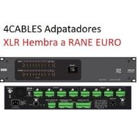 4cables Para Dj Procesador Audio Rane Crossover Equalizador, usado segunda mano   México 