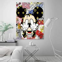 Mickey Mouse Cuadro Artístico Decorativo Moderno Canvas , usado segunda mano   México 
