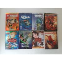Dvd Disney Los Increibles, Nemo, Monster Inc, Spider-man segunda mano   México 
