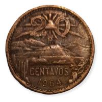 Moneda 20 Centavos De 1964 C R 17 segunda mano   México 