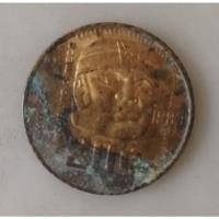 Moneda 20 Centavos Cabeza Olmeca 1983 Con Rastros De Óxido , usado segunda mano   México 
