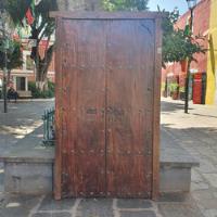 Portón Madera Con Herreria Forjada  segunda mano  Puebla
